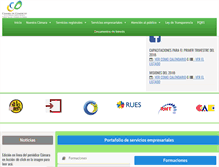 Tablet Screenshot of camaradorada.org.co